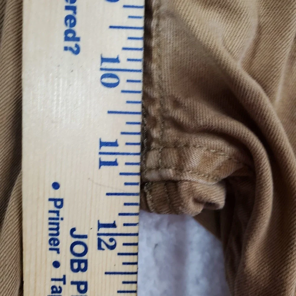 Levi 505 Jeans Mens Size 36x32 Brown White Tab